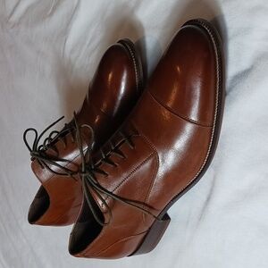 Cole Haan Cap Toe Oxford Tie Shoes Business Sleek Formal Classy Preppy Size 12